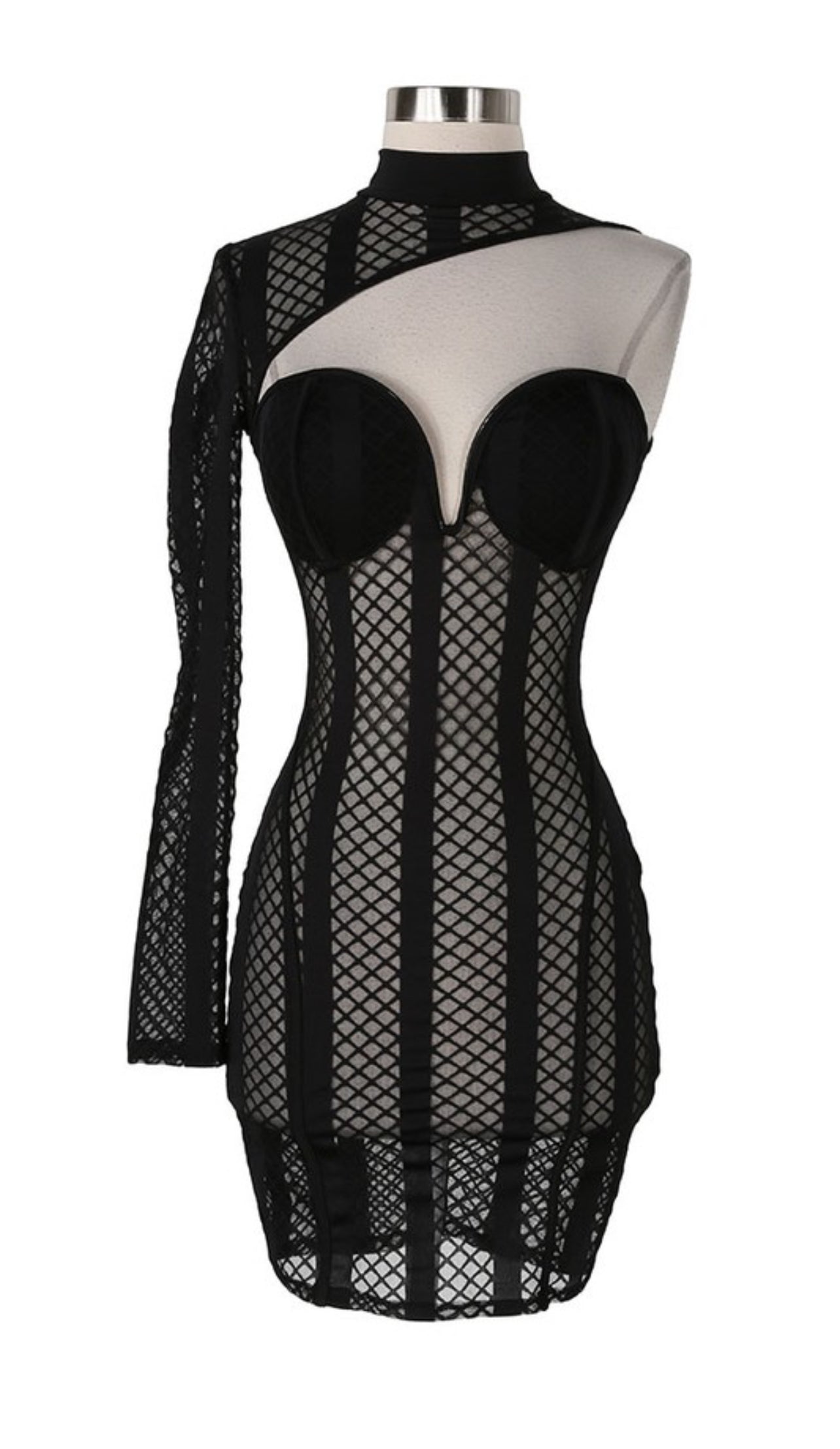 Fencessi one shoulder mini dress