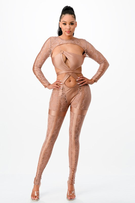 Zexesh Xi cutout jumpsuit