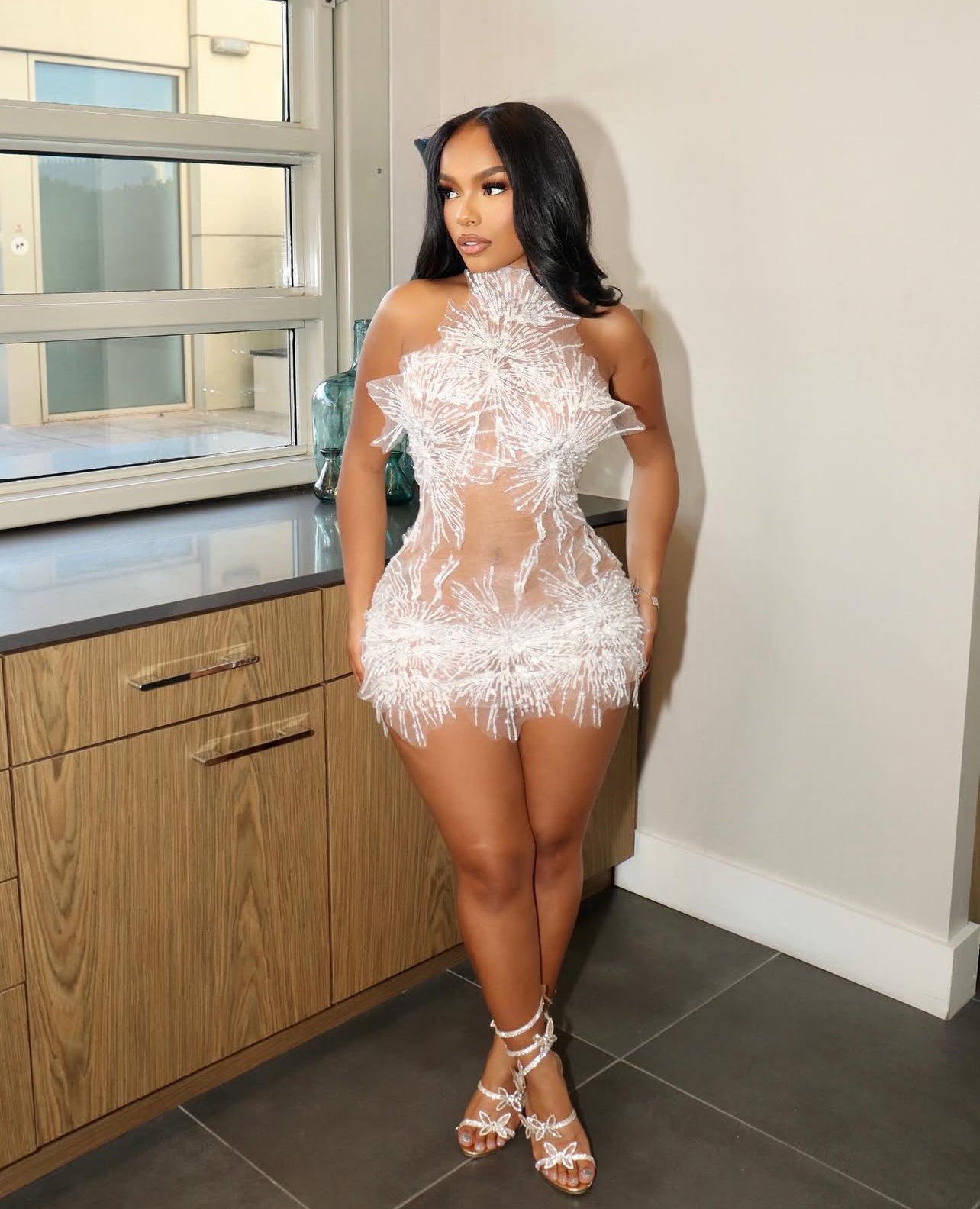 Frostier girl mini dress