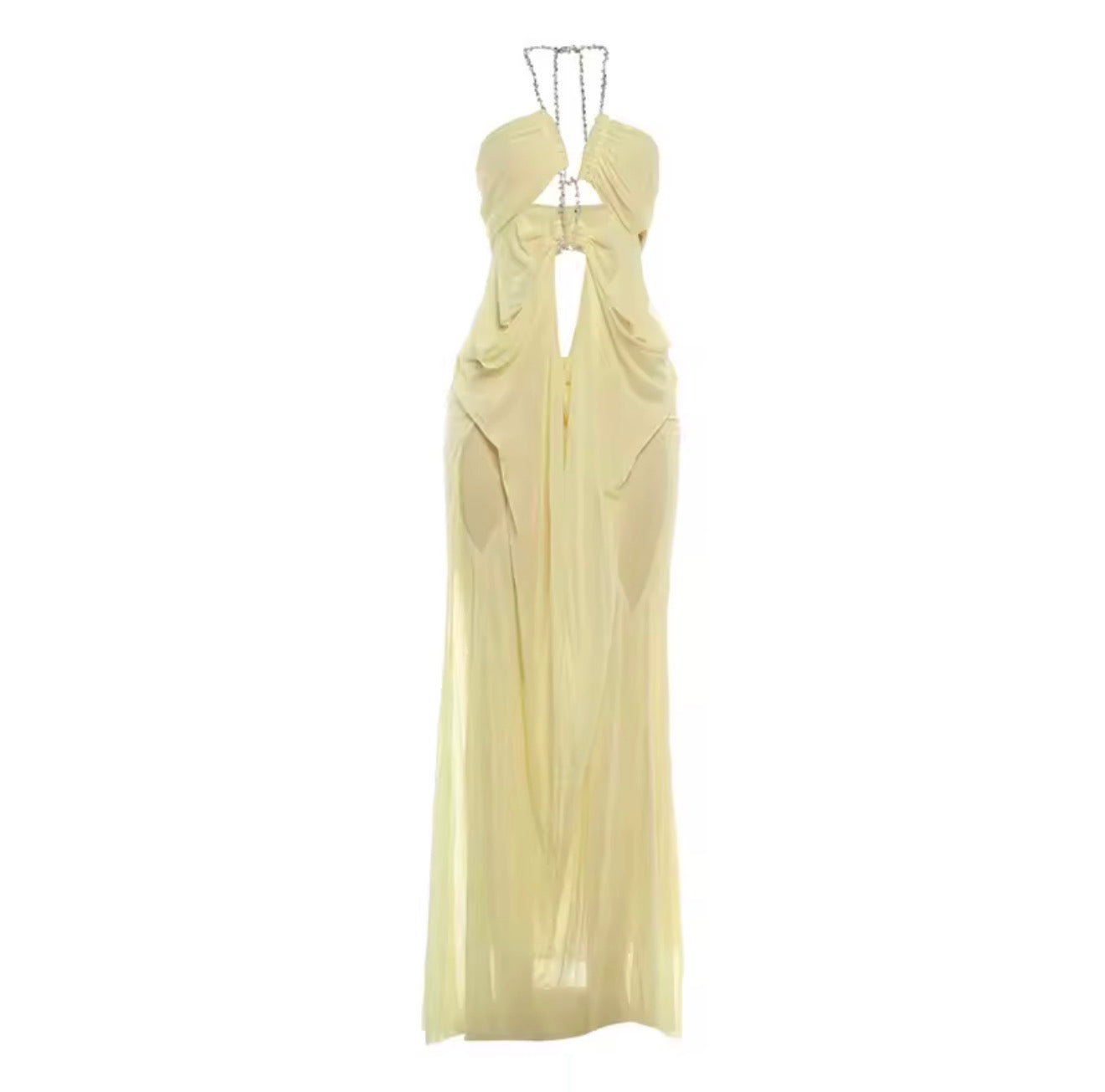Kira knight veil layered long dress