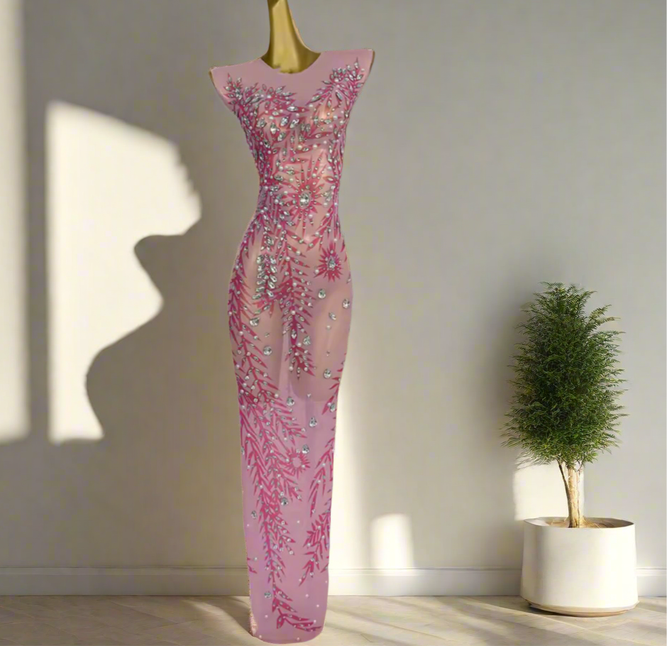 Poisés diamond glam long dress