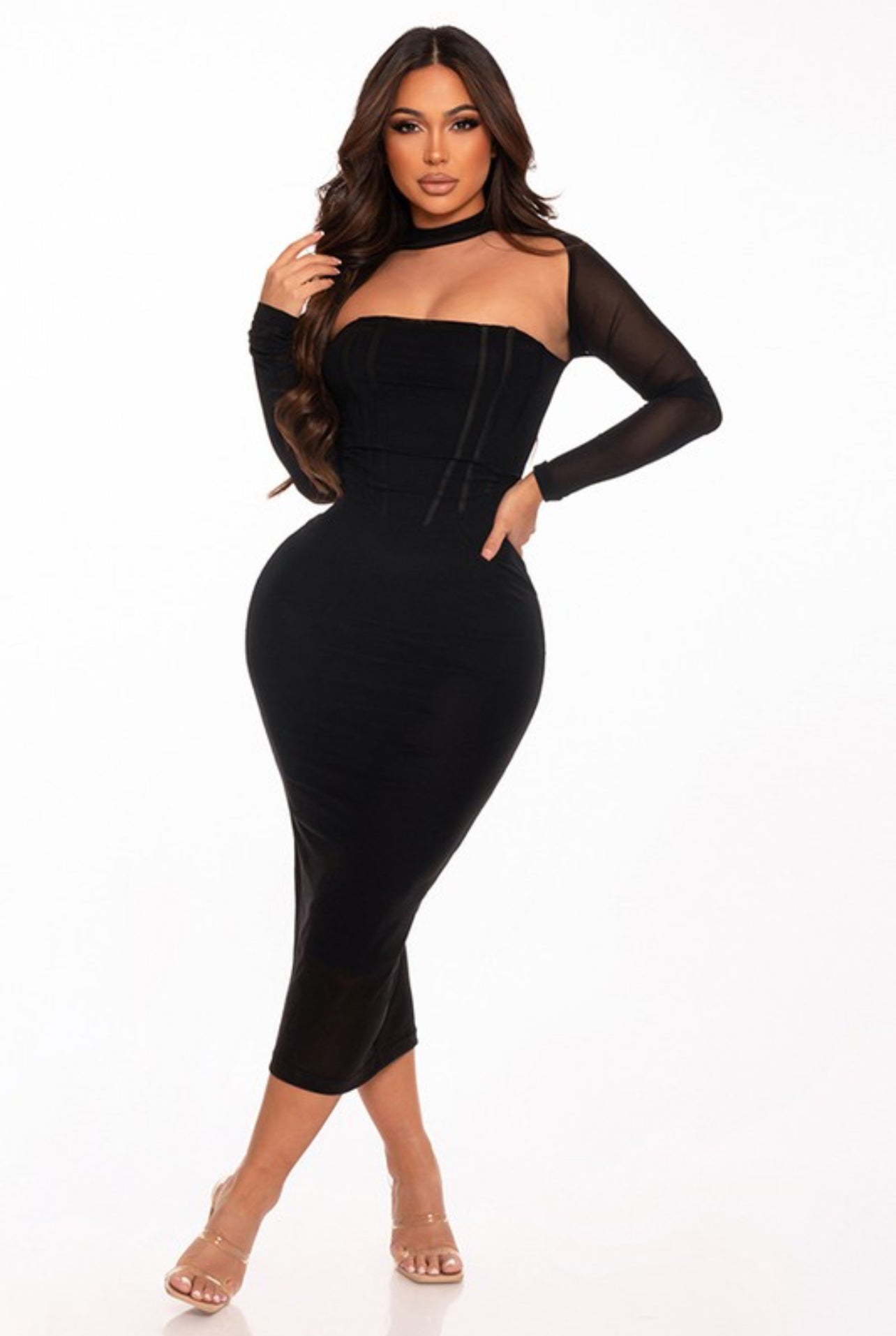 Swarai sleepless mid dress