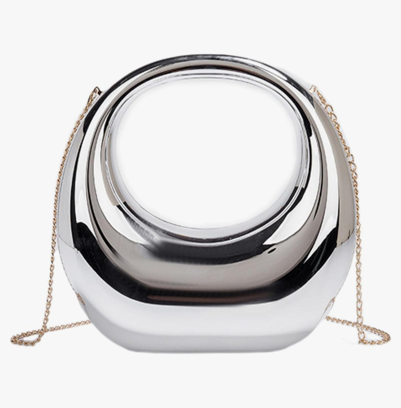 Golden ovalle clutch