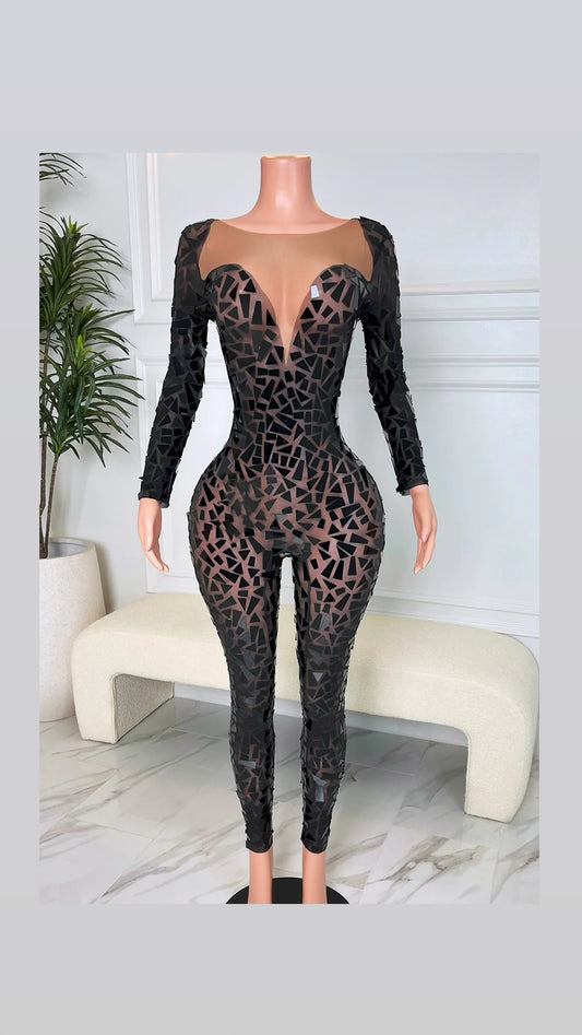 Baracutti darkess mirrored jumpsuit