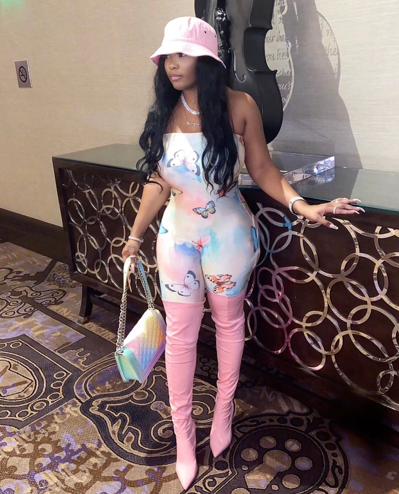 Fly gal tube jumpsuit