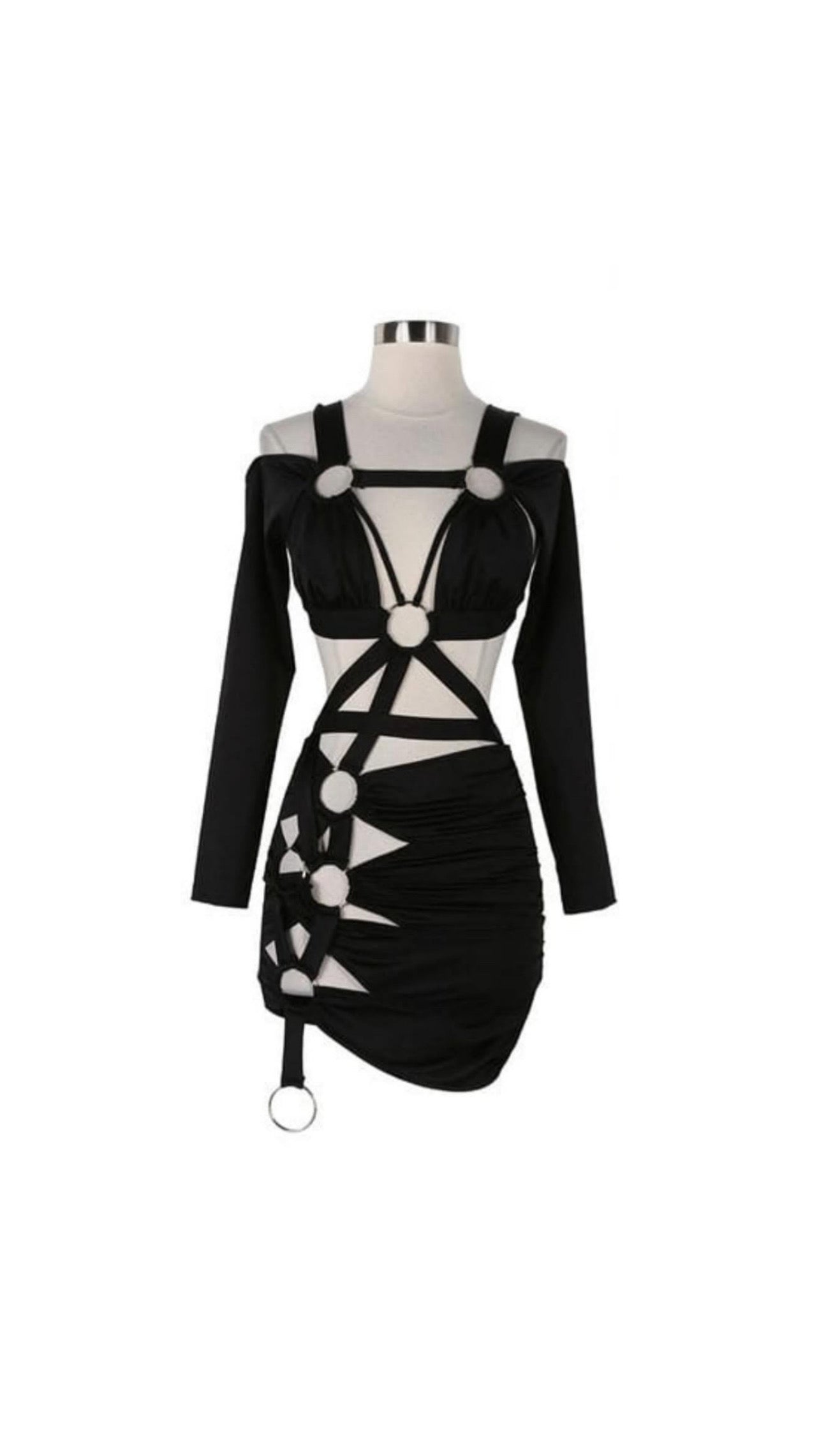 Xaivi  multi-strap connected mini dress