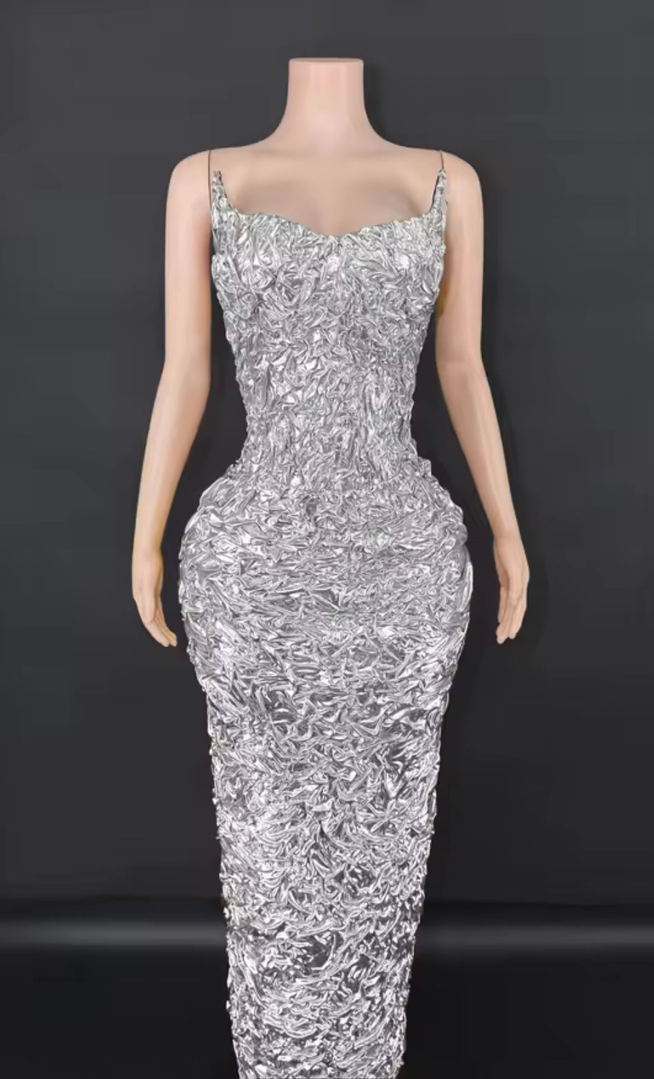 Monarch Crinkled Edged Glam Dress