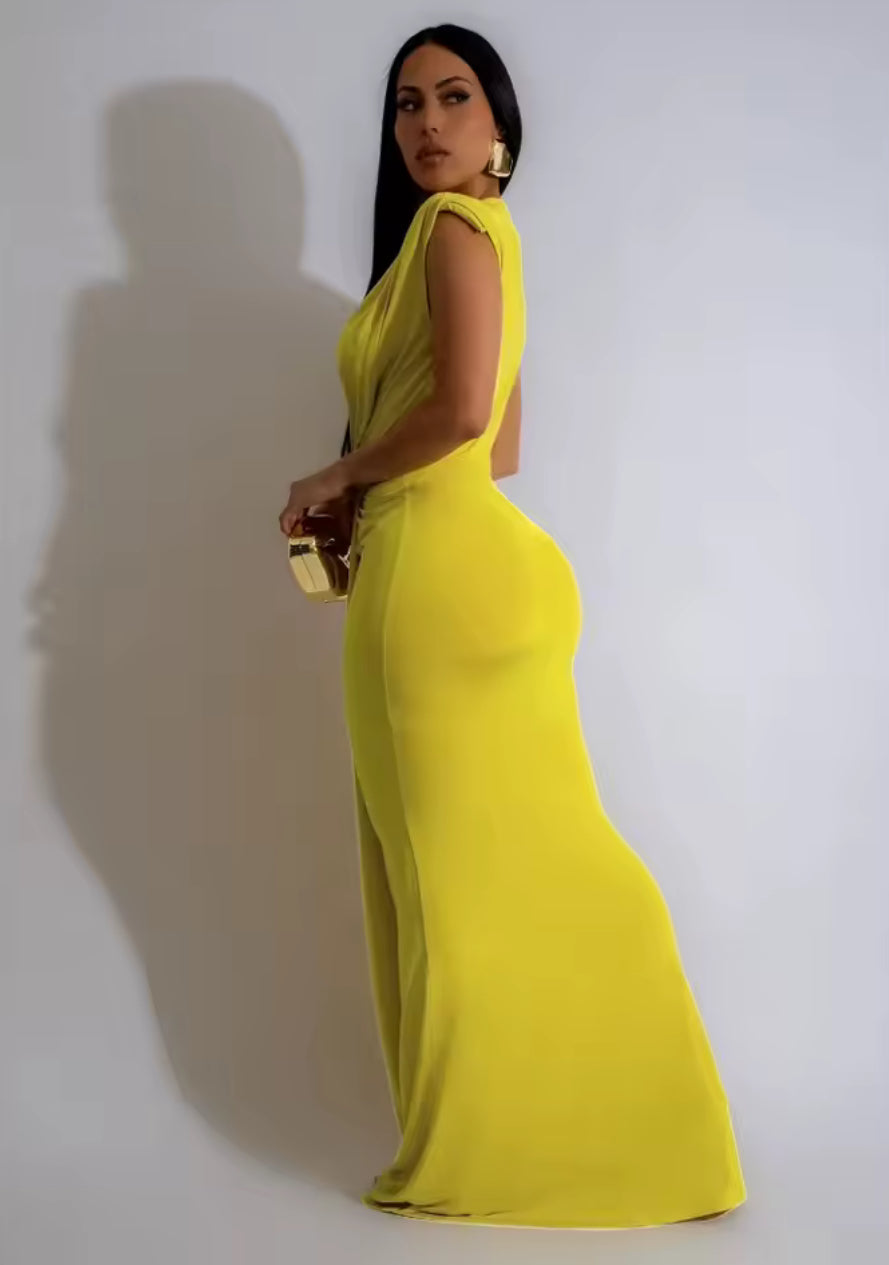 Victoria pamphlet long dress - pink