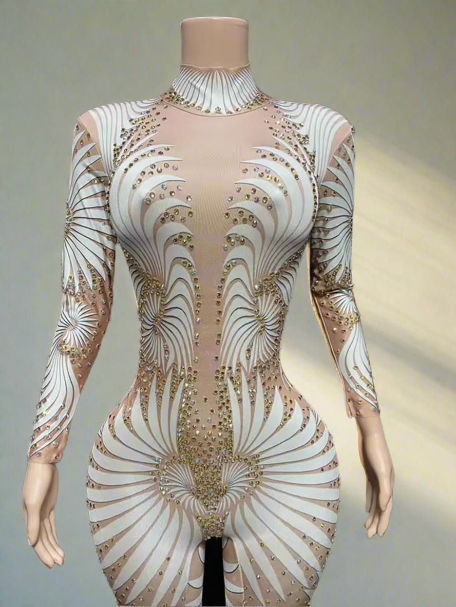 Bladezeri fanned out jumpsuit