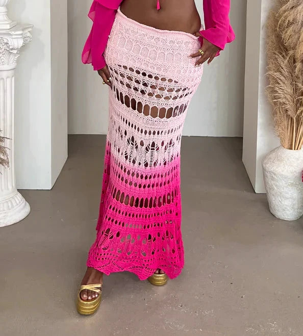Gishana vacay beaded links skirt set