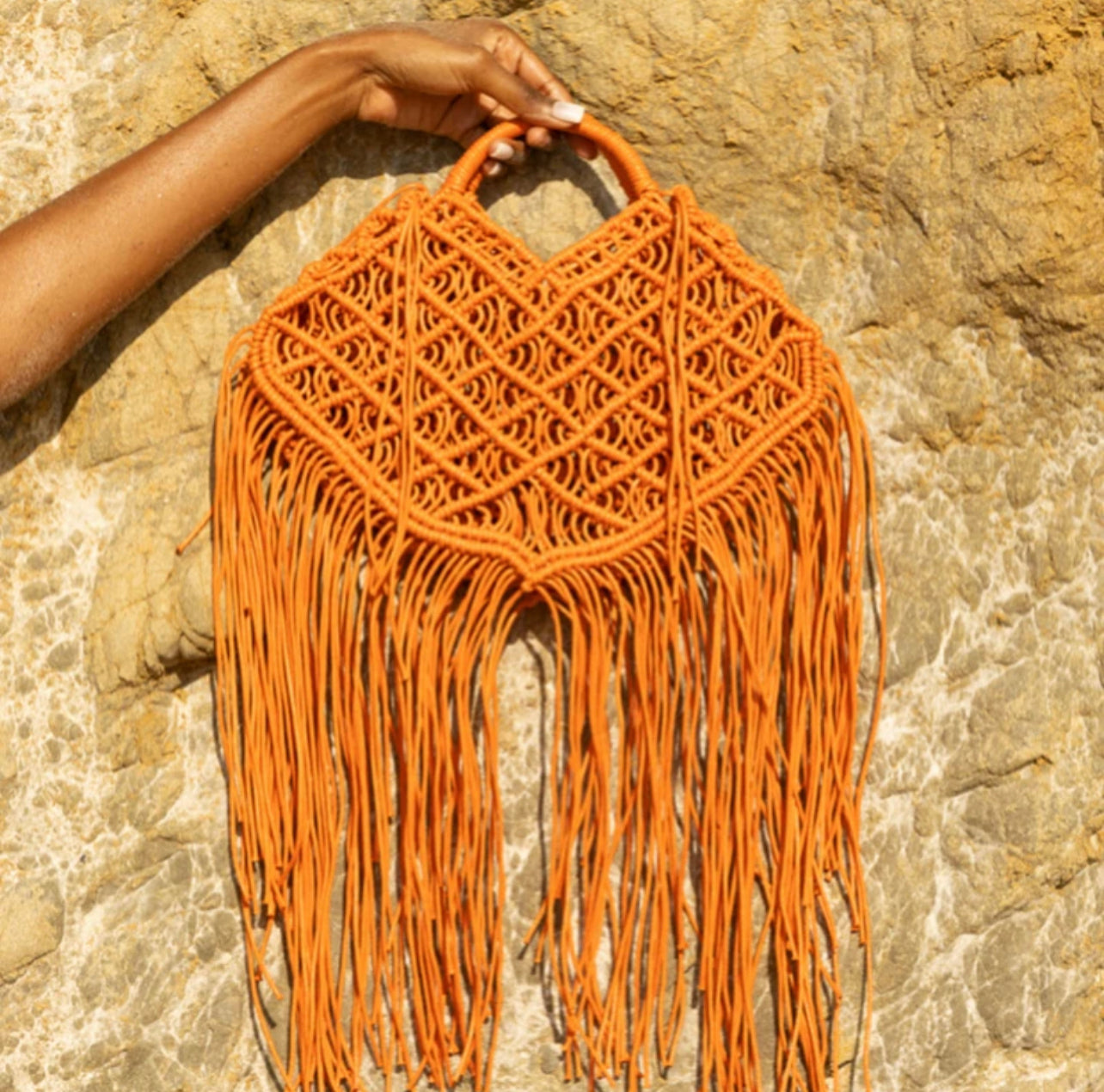 Yissh fringe straw bag