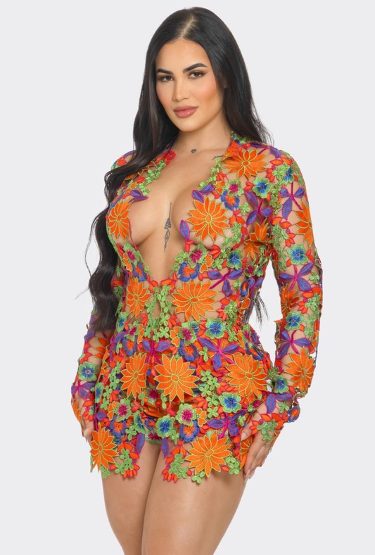 Floralyn beauty jacket suit
