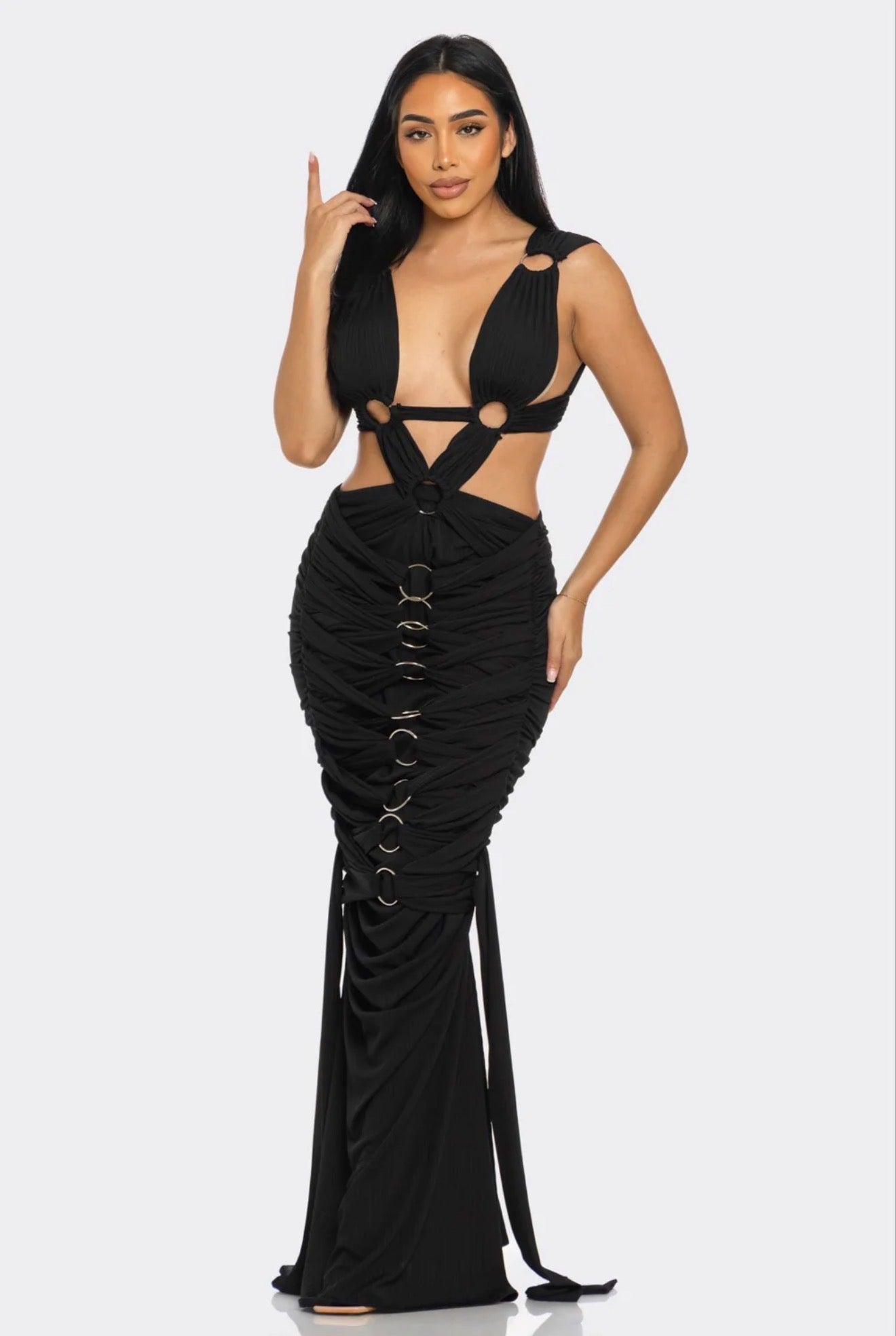 Viartti wrapped maxi dress