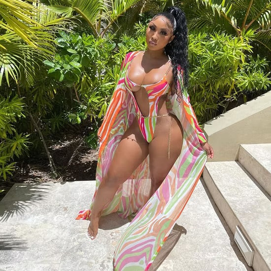 Fruitiv mixcolor monokini swim-set