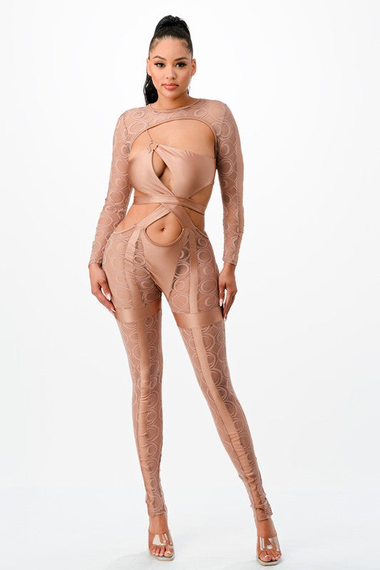 Zexesh Xi cutout jumpsuit
