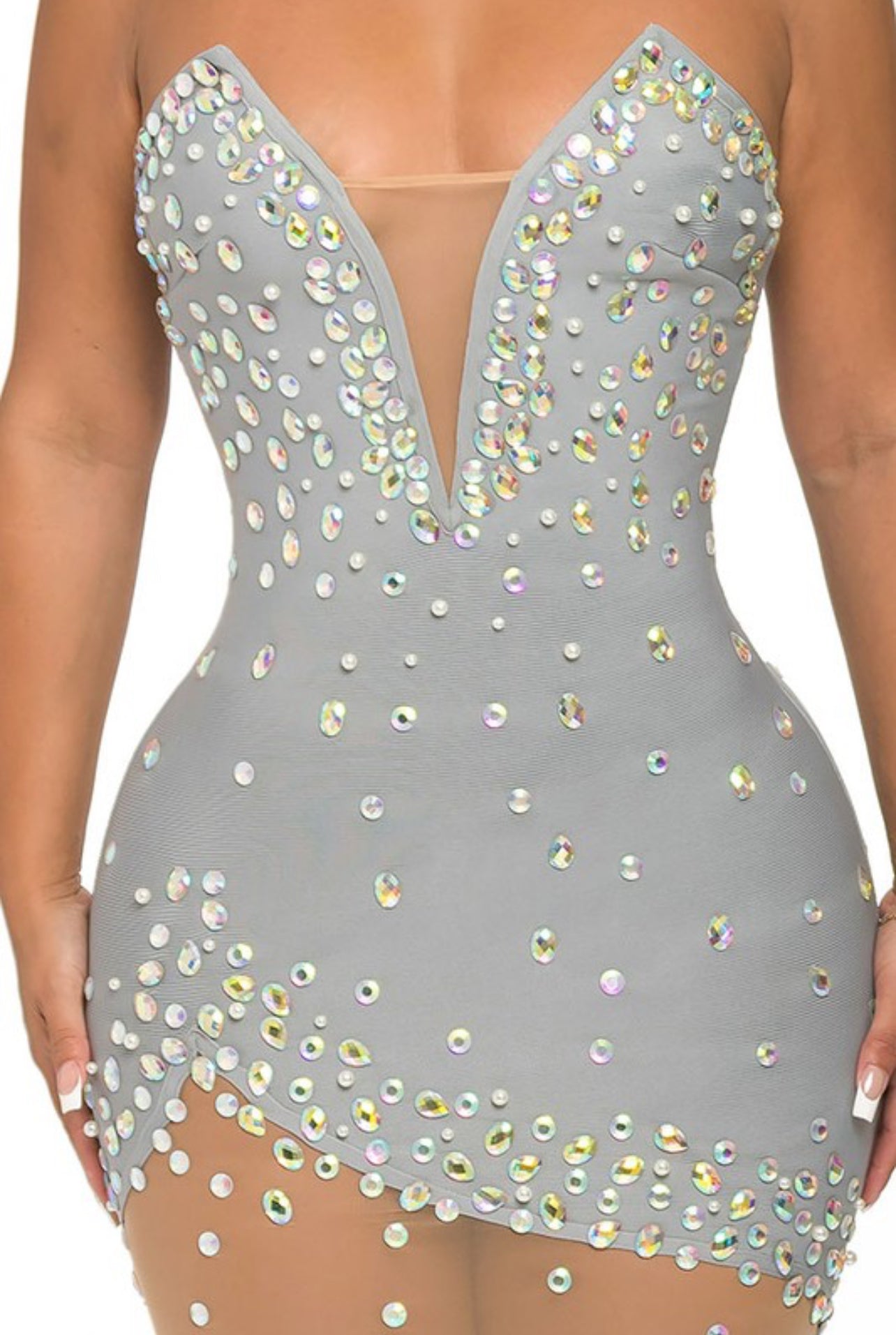 Russici diamonds mini dress