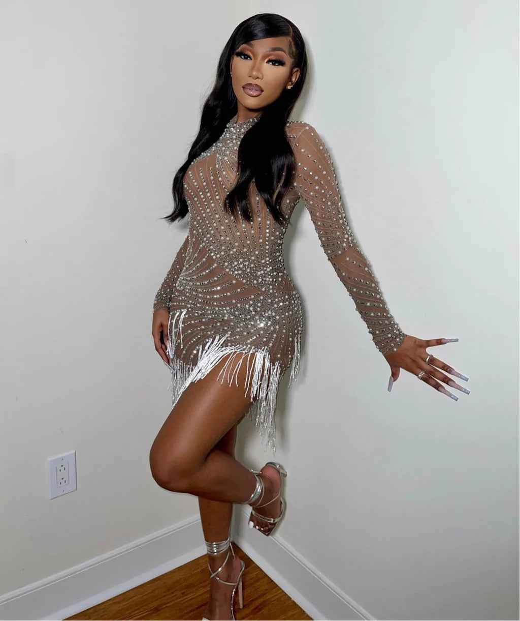 Meeshe peris beaded dress