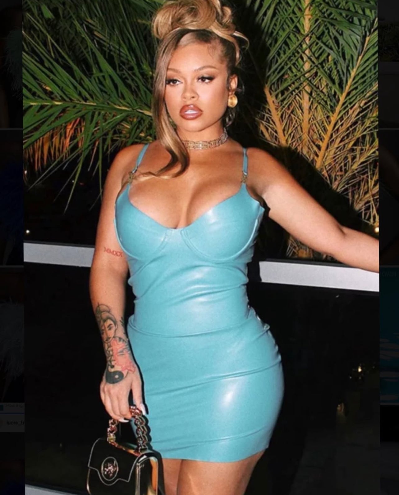 Moncroi pvc latex dress