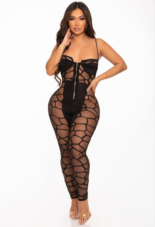 Squairi webbed jumpsuit