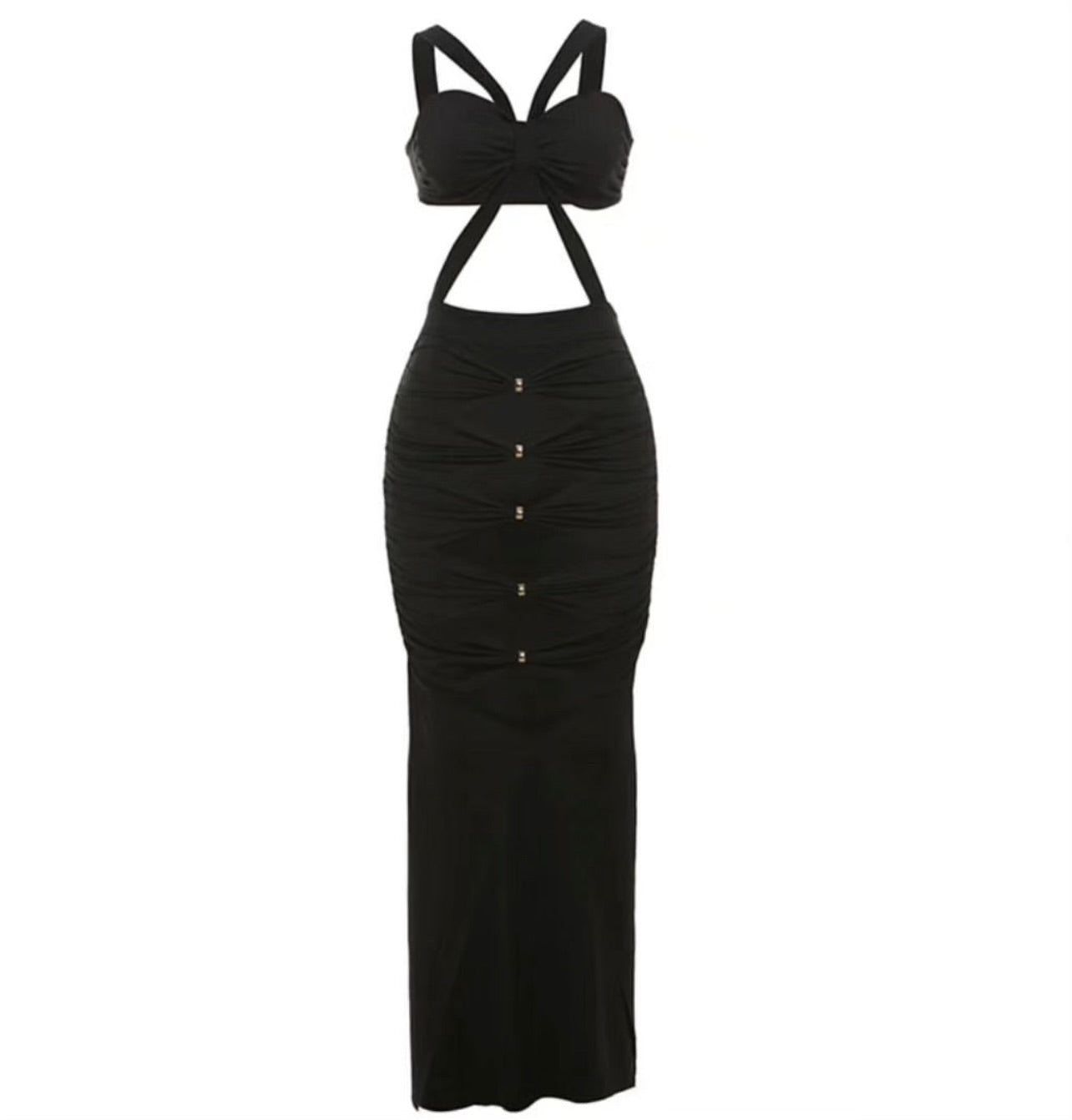 Xittere wrapped maxi dress