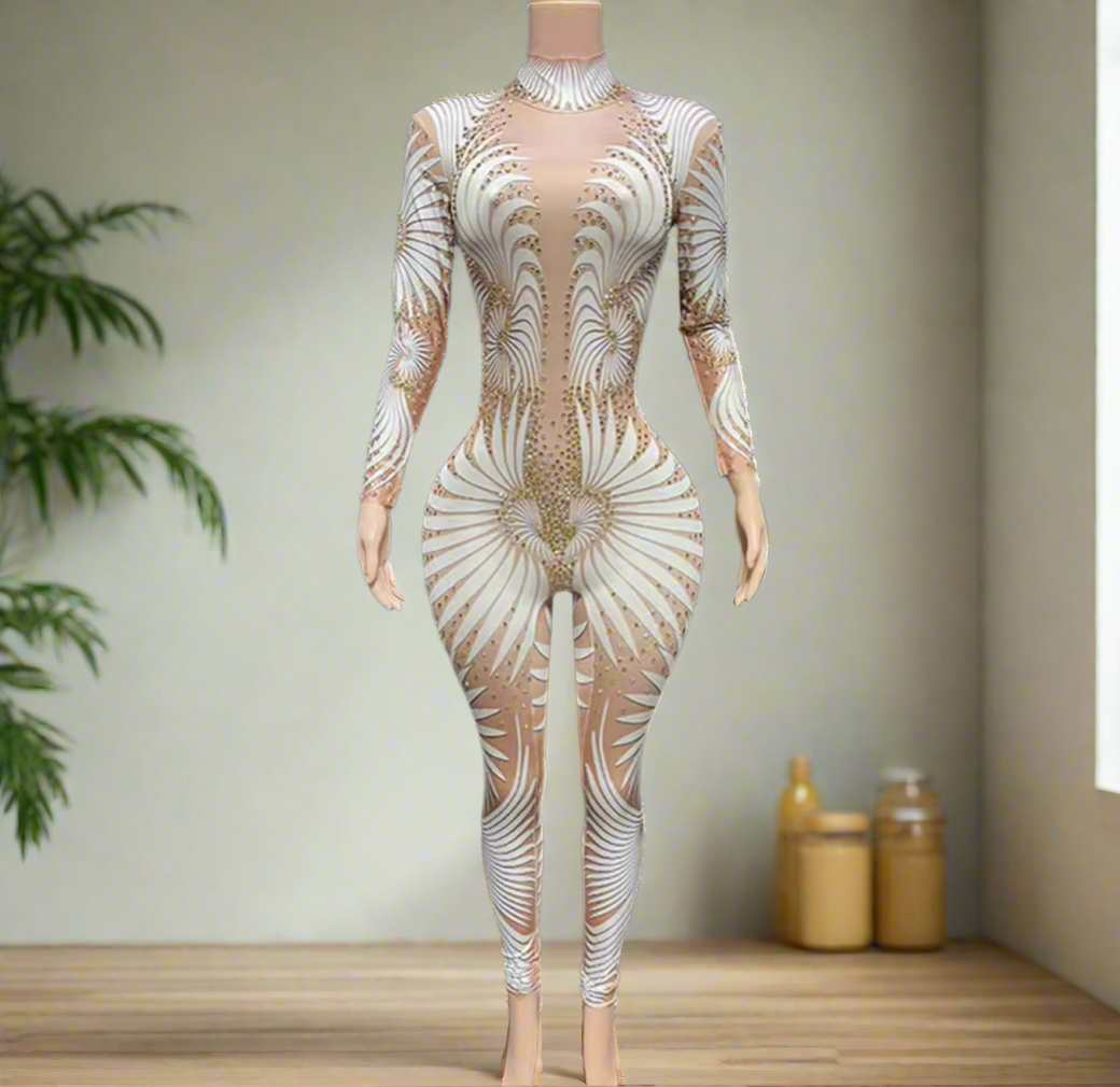 Bladezeri fanned out jumpsuit