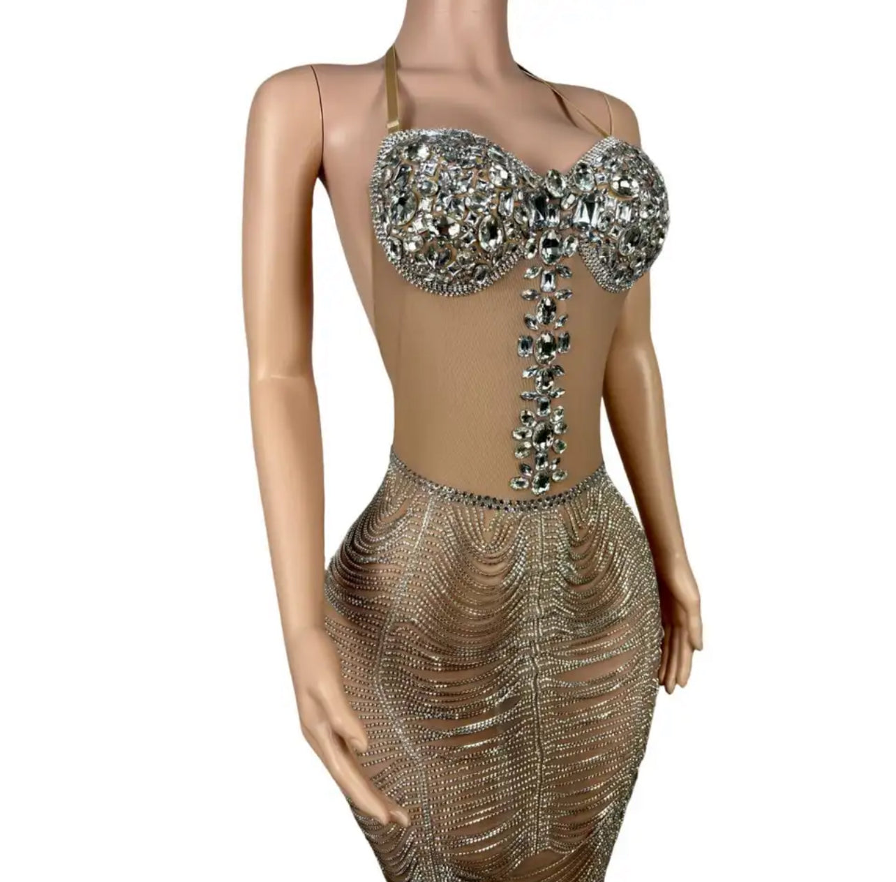 Parchai jewel gypsi gown