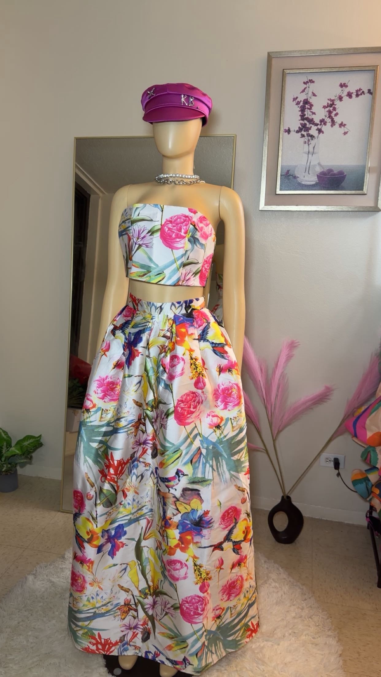 Karmoni floral garden long skirt set