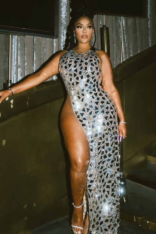 Mirracoless mirrors glamshell gown