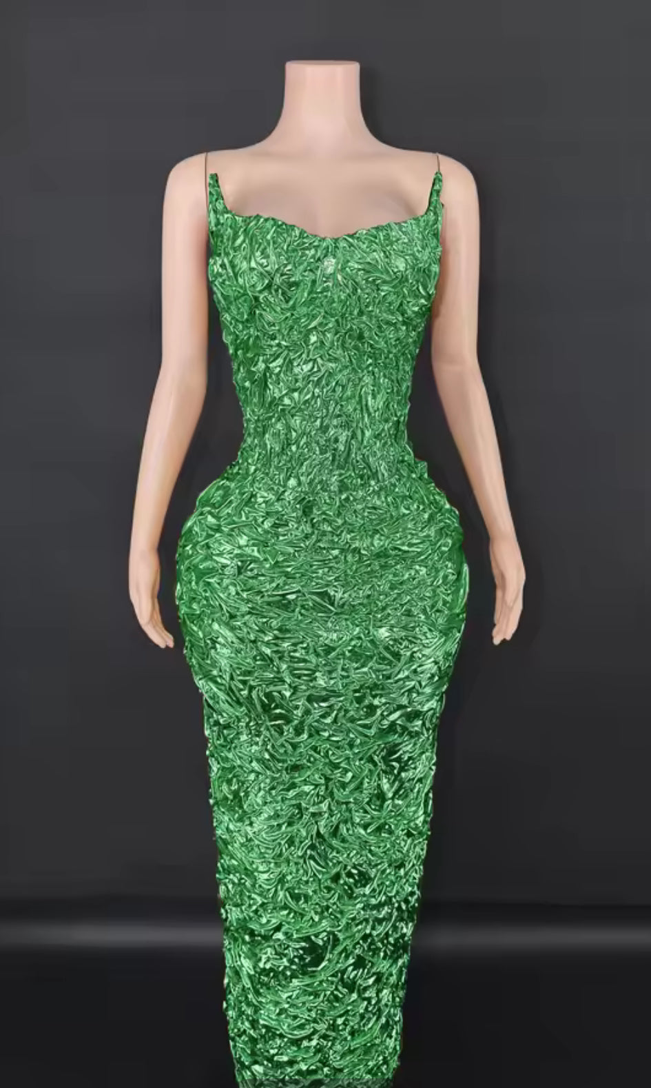 Monarch Crinkled Edged Glam Dress