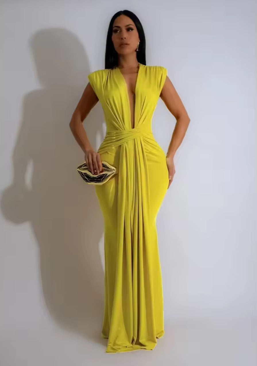 Victoria pamphlet long dress - pink