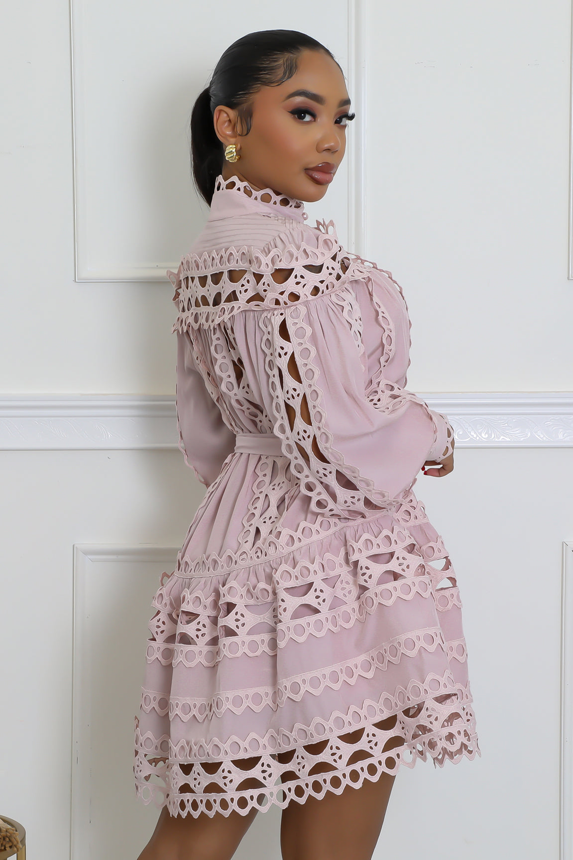 Krisstin matrimony peplum dress