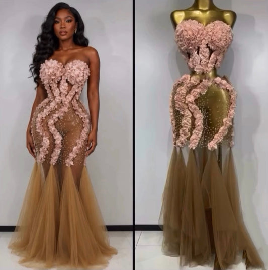 Mellani flowiri bomb skirt set