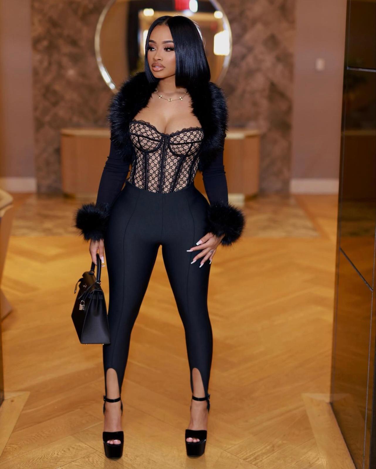 Katrina lace bustier top