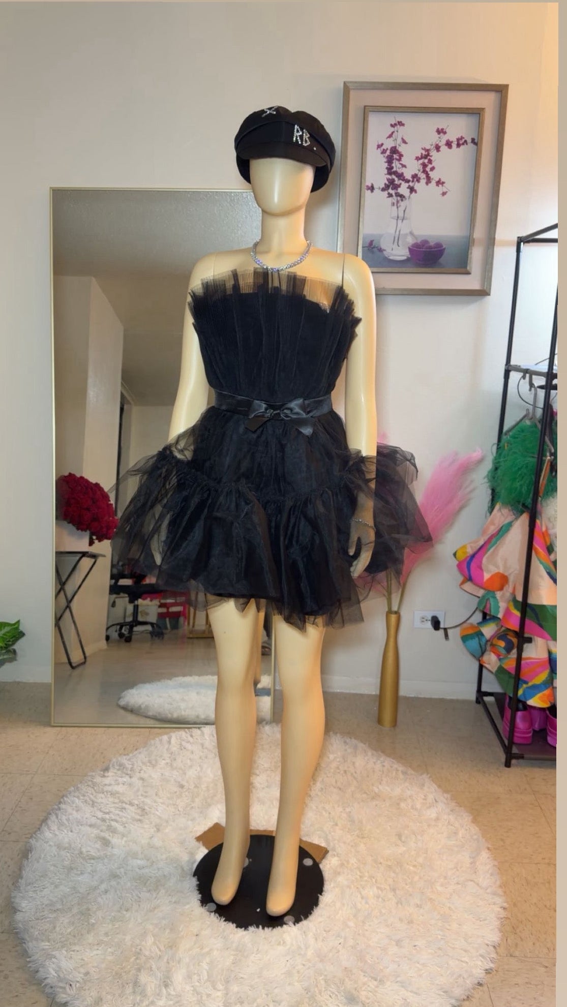 Frencesca tulle mini dress