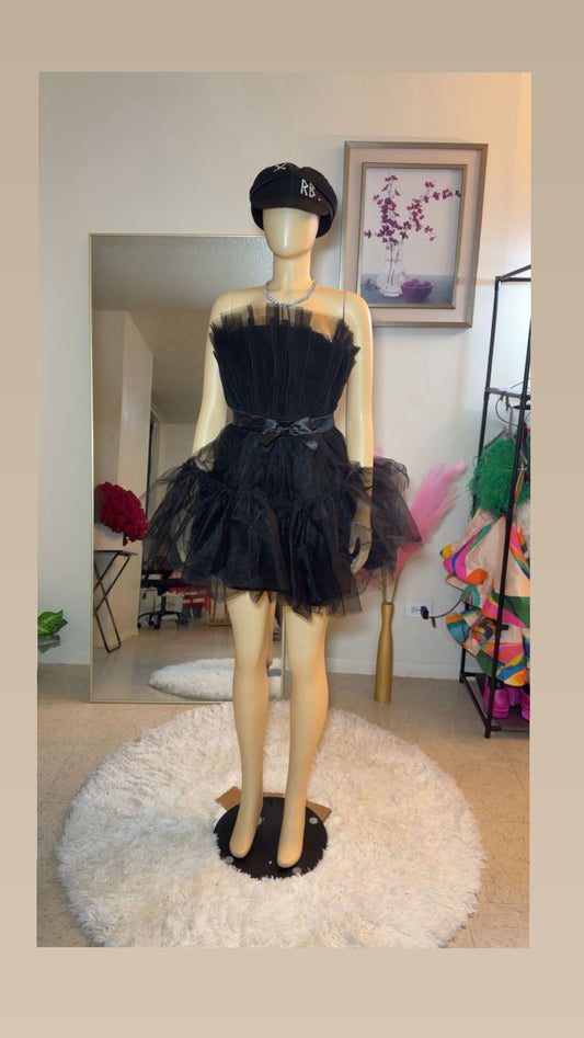 Frencesca tulle mini dress